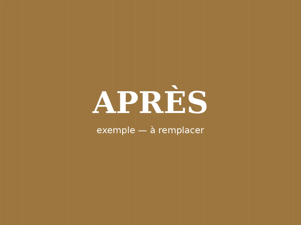Après : Escalier en chêne